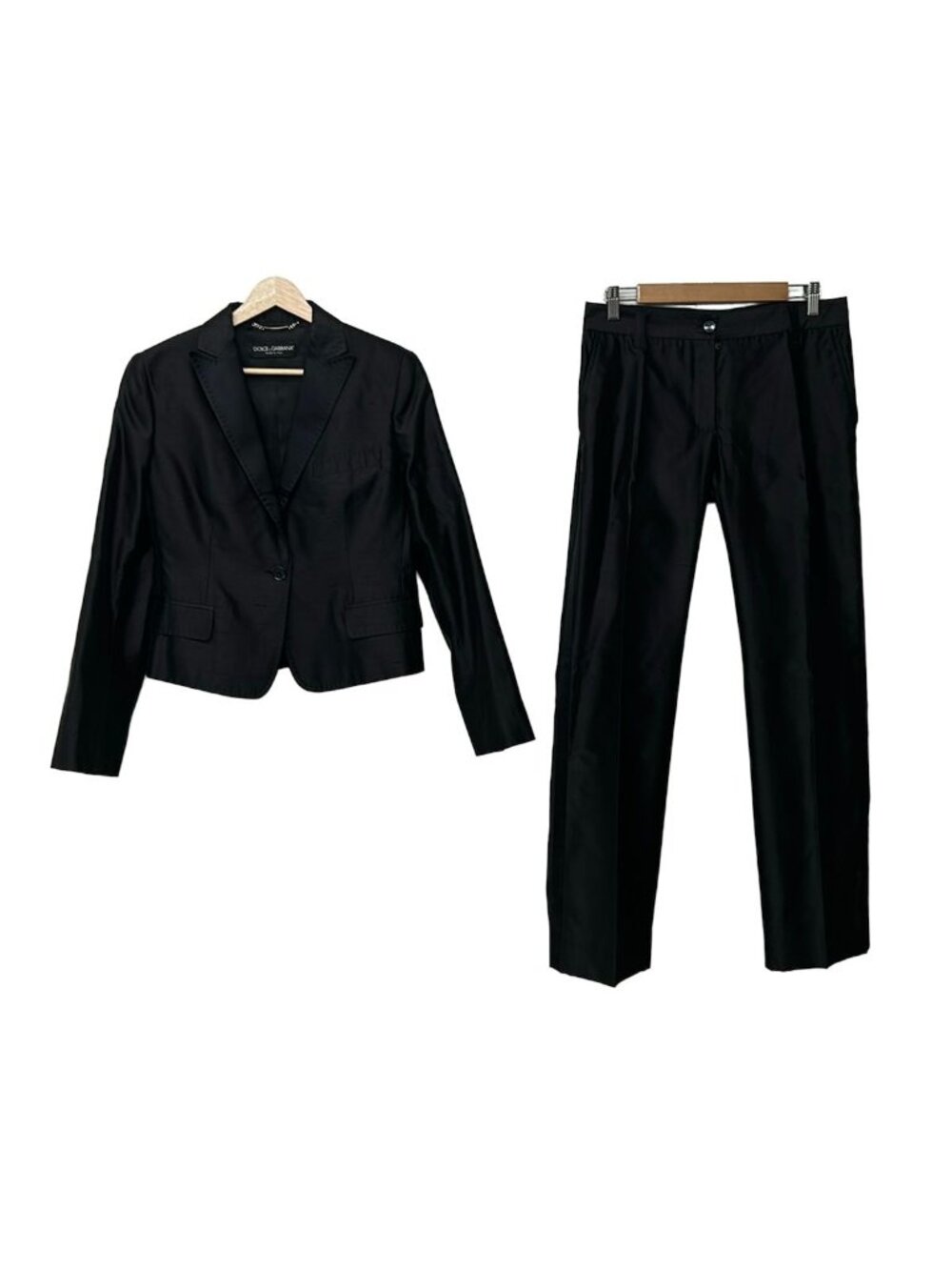 Dolce & Gabbana Pants Suits Black Silk